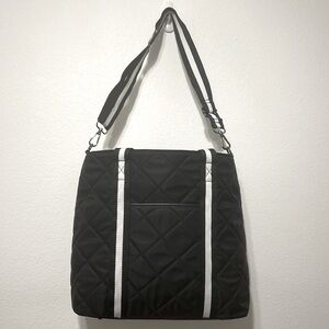 Sol and Selene Quilted Black Crossbody Bag with Adjustable Strap NWOT